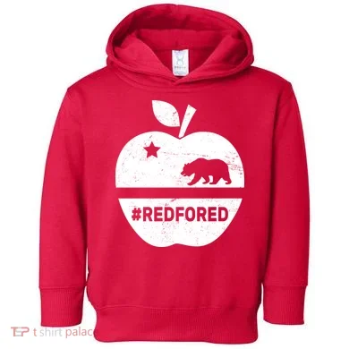 Red For Ed California Apple Toddler Hoodie