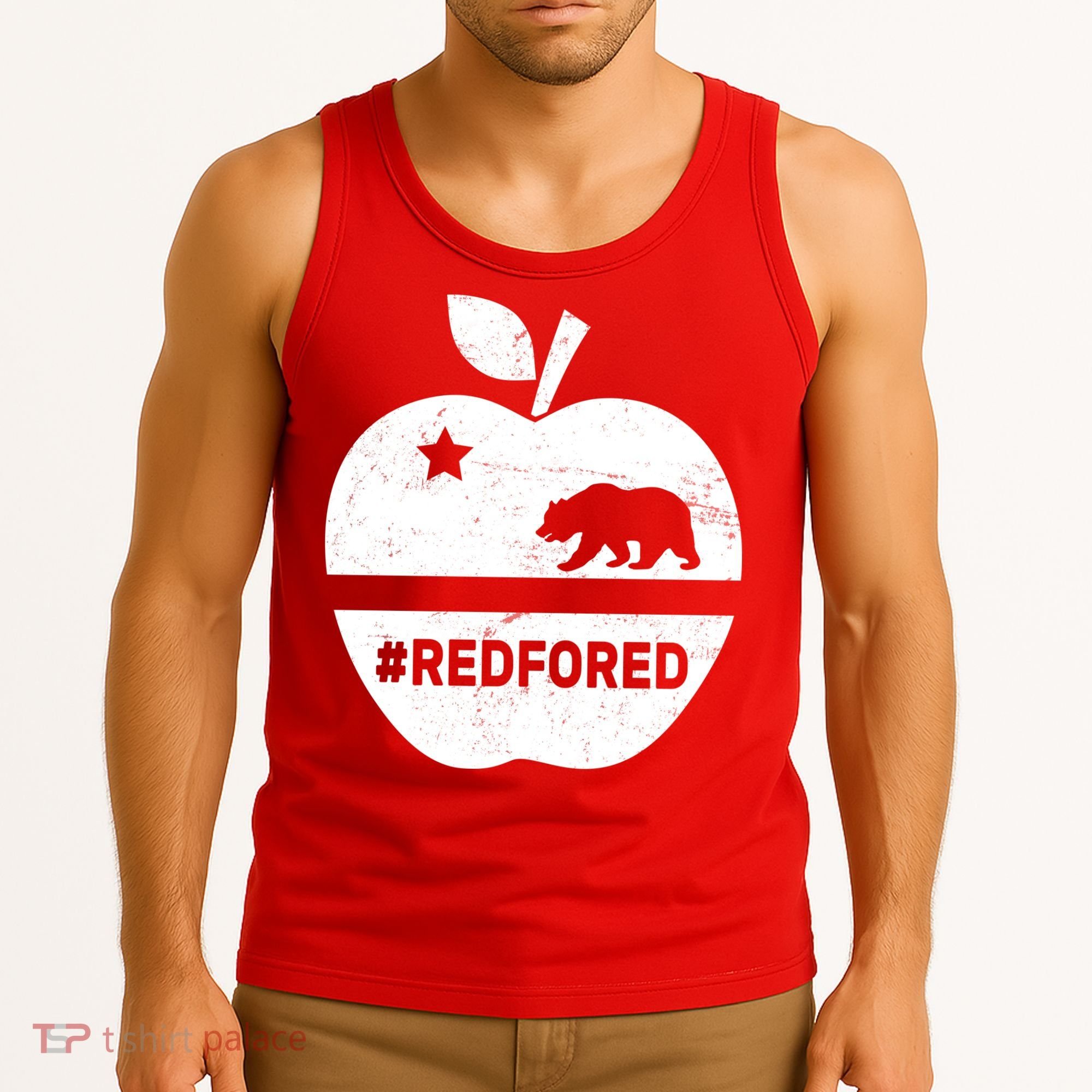 Red For Ed California Apple Tank Top