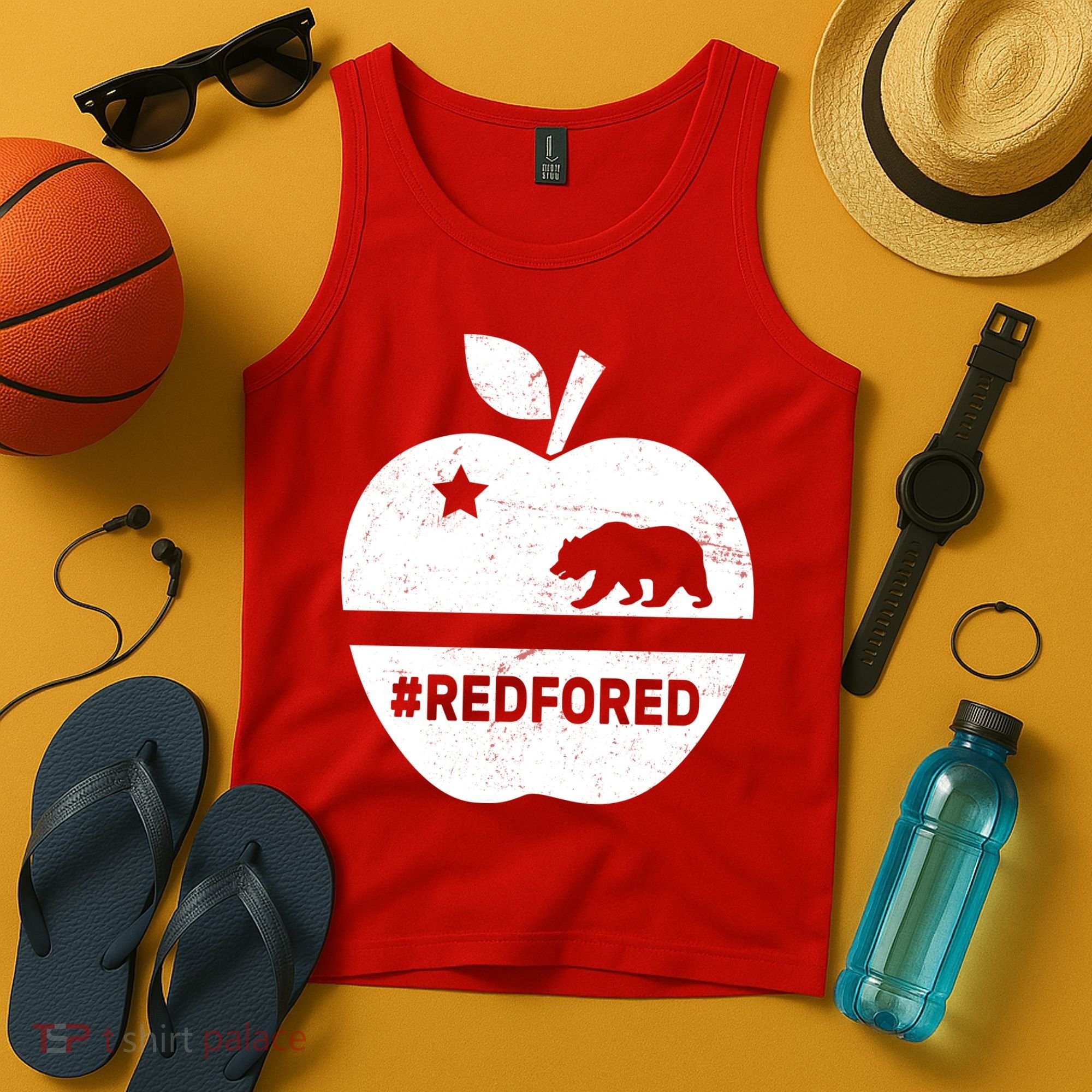 Red For Ed California Apple Tank Top