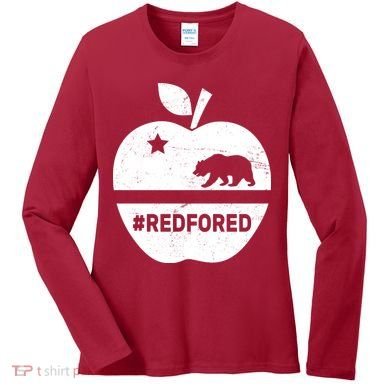 Red For Ed California Apple Women's Long Sleeve Shirt