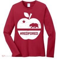 Red For Ed California Apple Women's Long Sleeve Shirt thumb 0