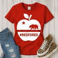 Red For Ed California Apple Women's T-Shirt thumb 3