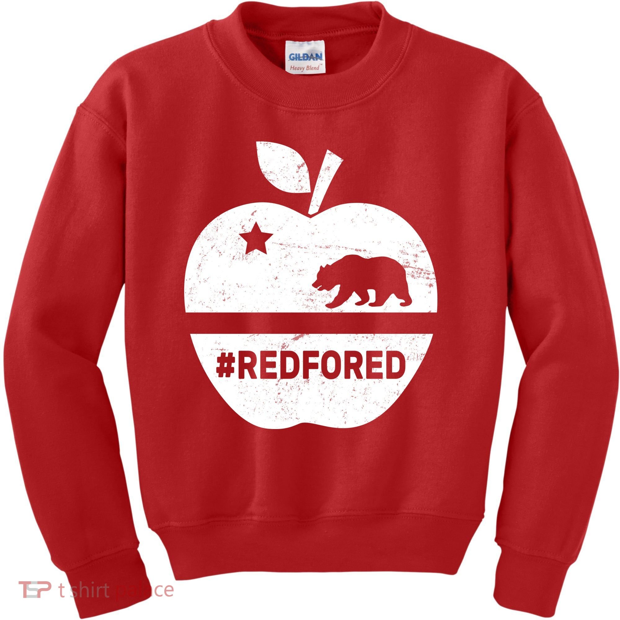 Red For Ed California Apple Kids Sweatshirt