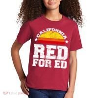 Red For Ed California Sunset Disstressed Kids T-Shirt thumb 2