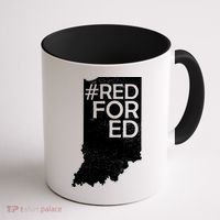 Red For Ed Indiana Coffee Mug thumb 1