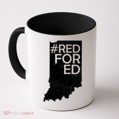 Red For Ed Indiana Coffee Mug