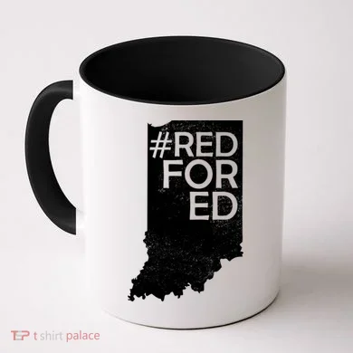 Red For Ed Indiana Coffee Mug