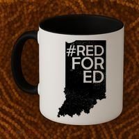 Red For Ed Indiana Coffee Mug thumb 2
