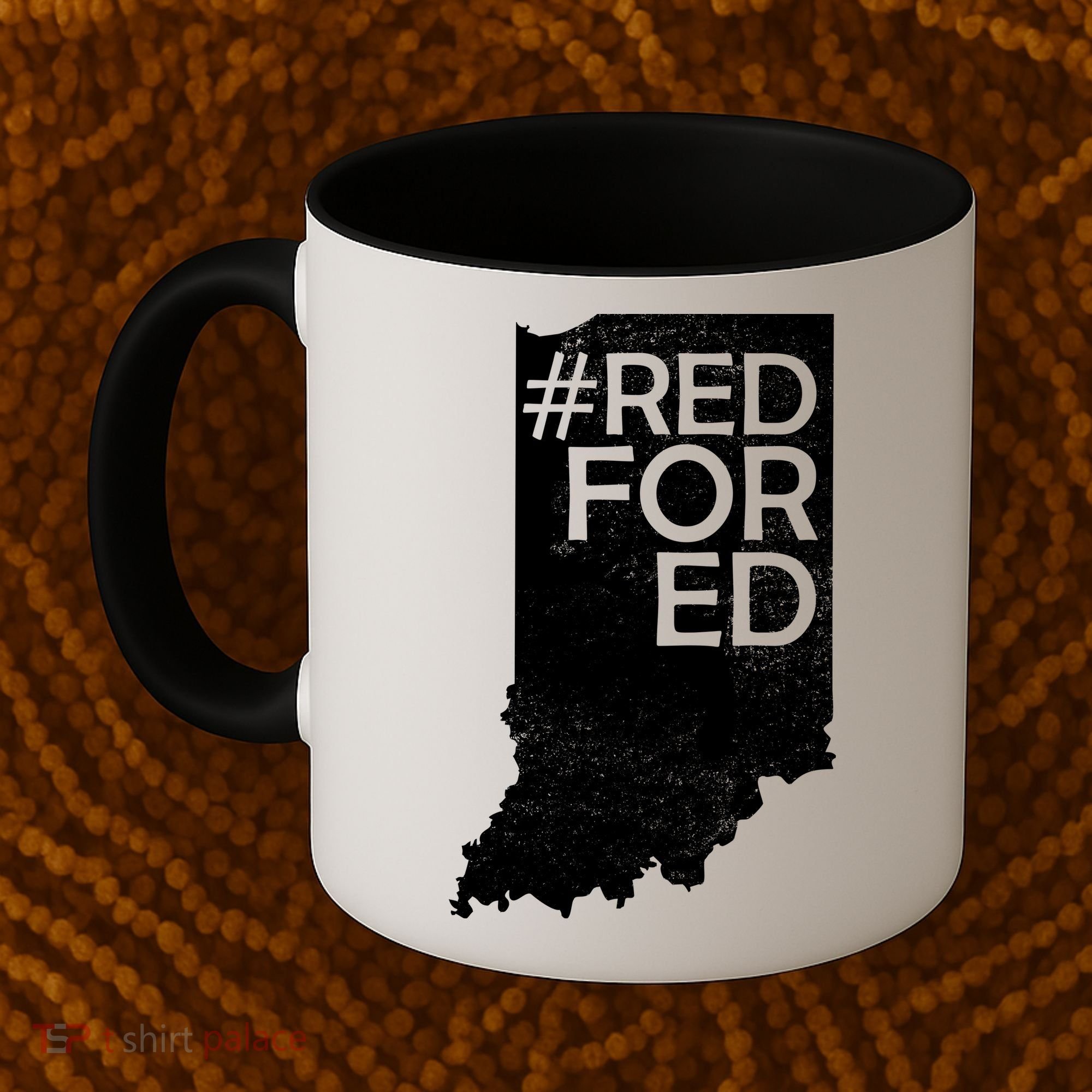 Red For Ed Indiana Coffee Mug