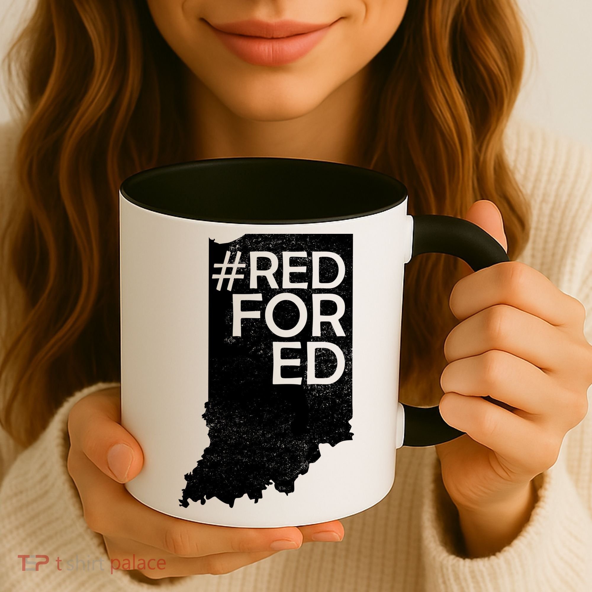 Red For Ed Indiana Coffee Mug