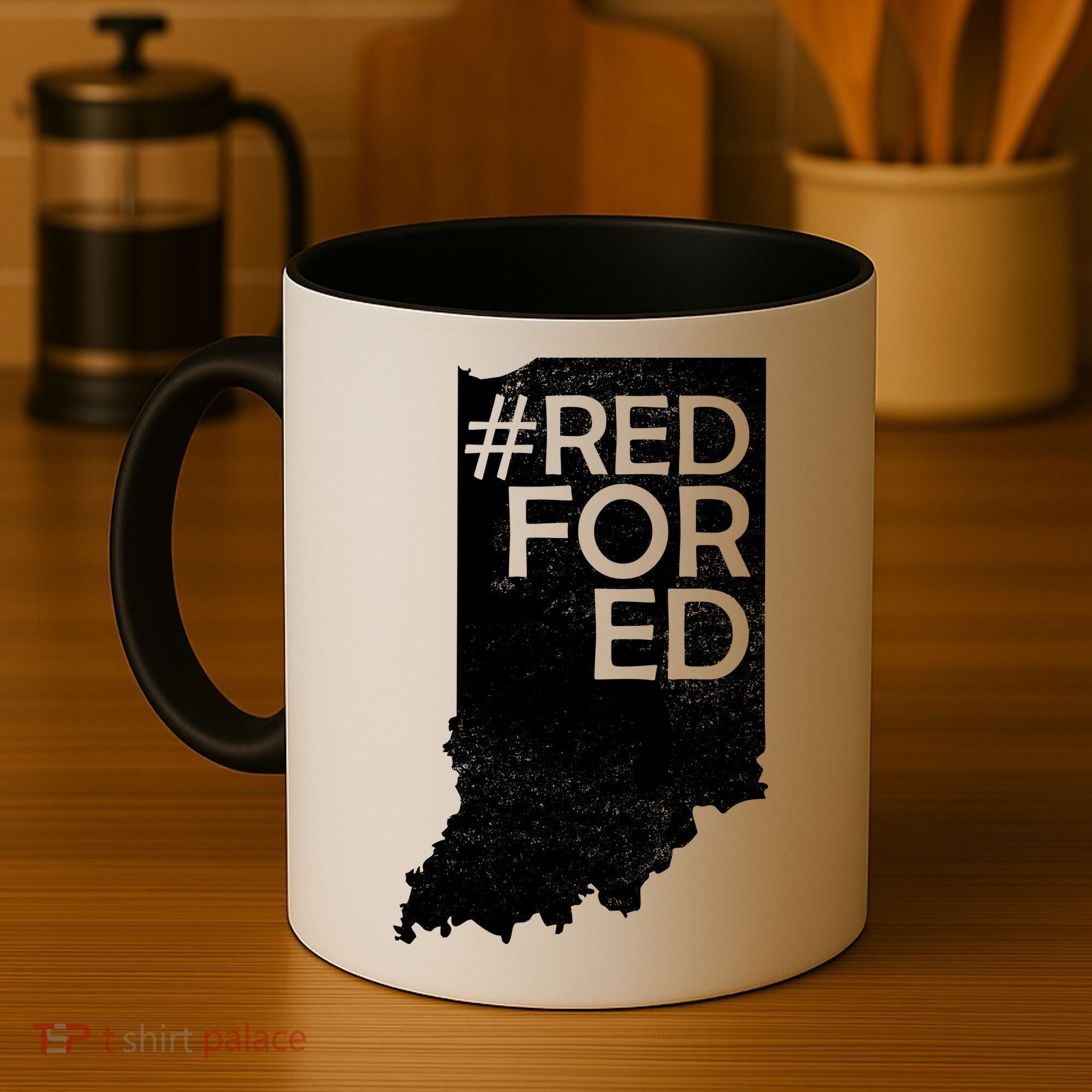 Red For Ed Indiana Coffee Mug