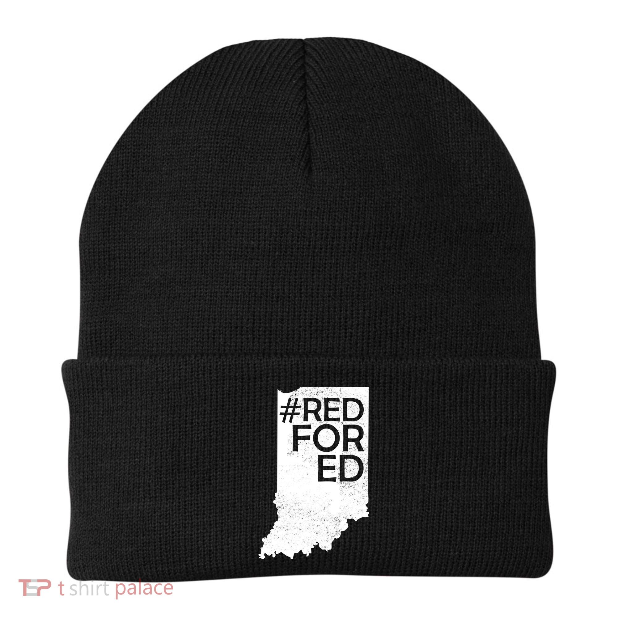 Red For Ed Indiana Beanie