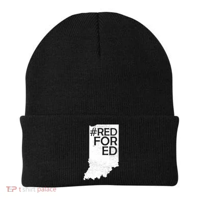 Red For Ed Indiana Beanie