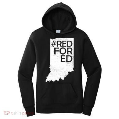 Red For Ed Indiana Women's Hoodie