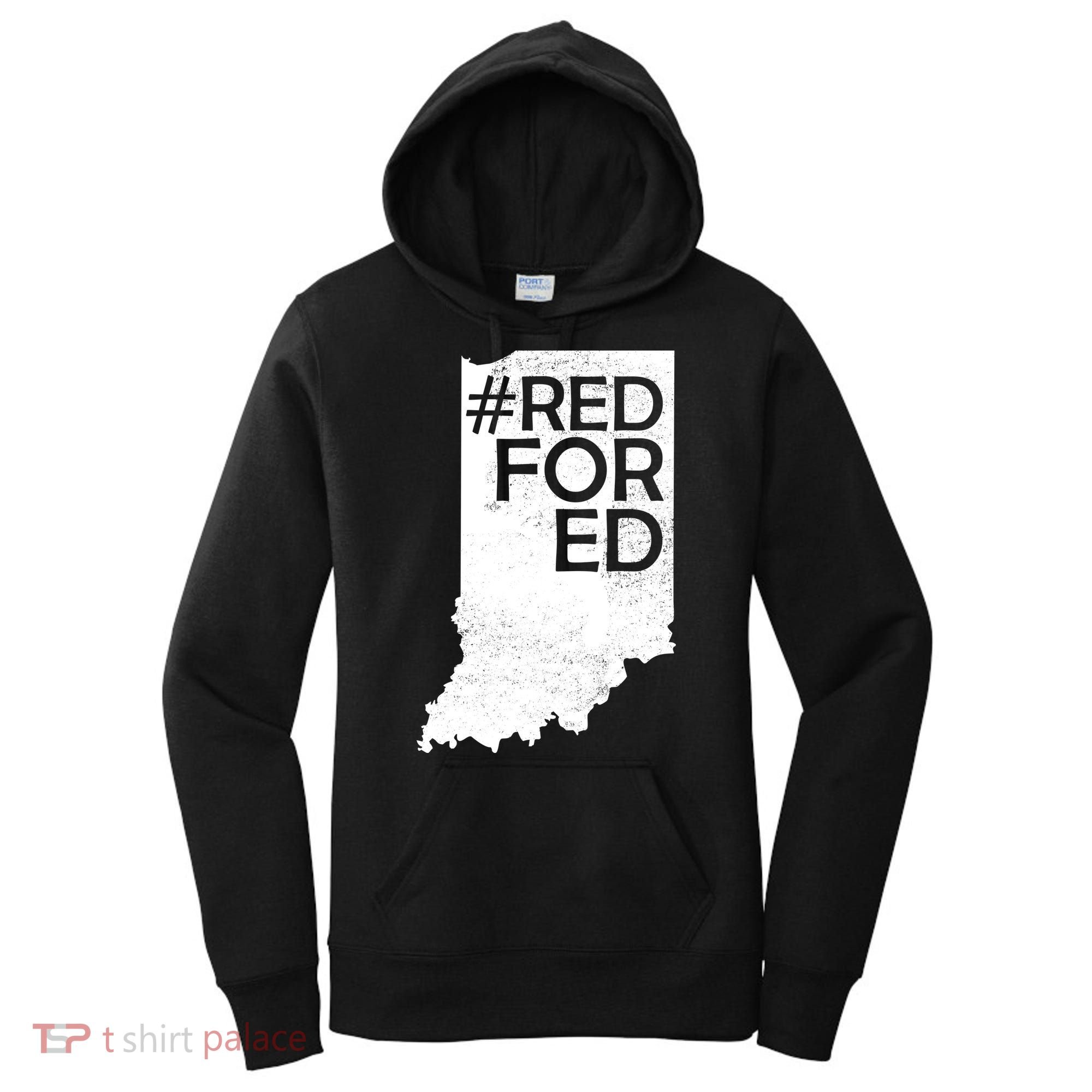Red For Ed Indiana Women's Hoodie