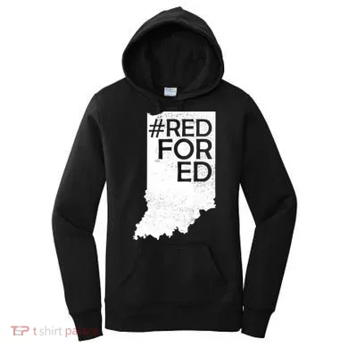 Red For Ed Indiana Women's Hoodie