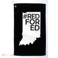 Red For Ed Indiana Golf Towel thumb 0