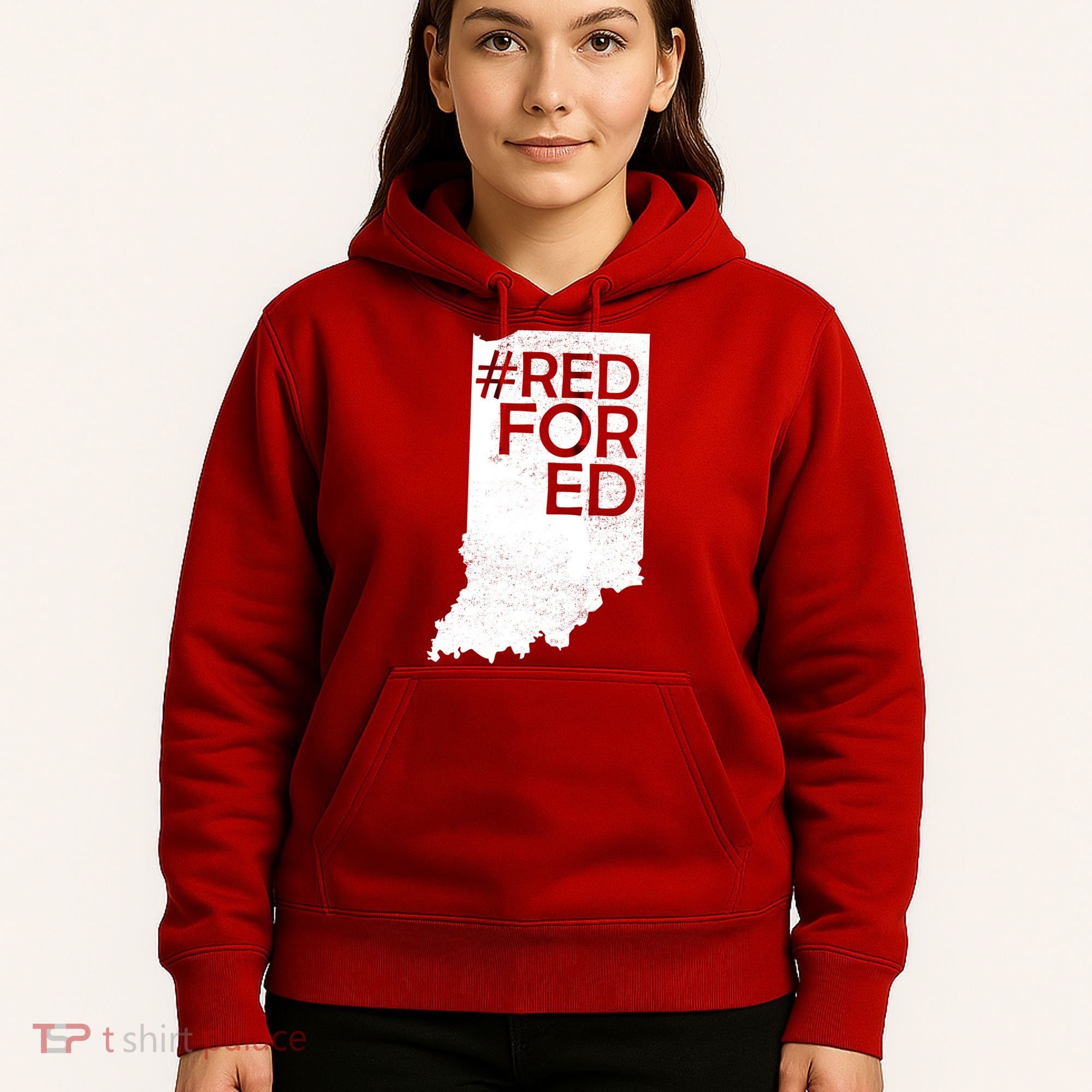 Red For Ed Indiana Hoodie