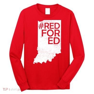 Red For Ed Indiana Long Sleeve Shirt