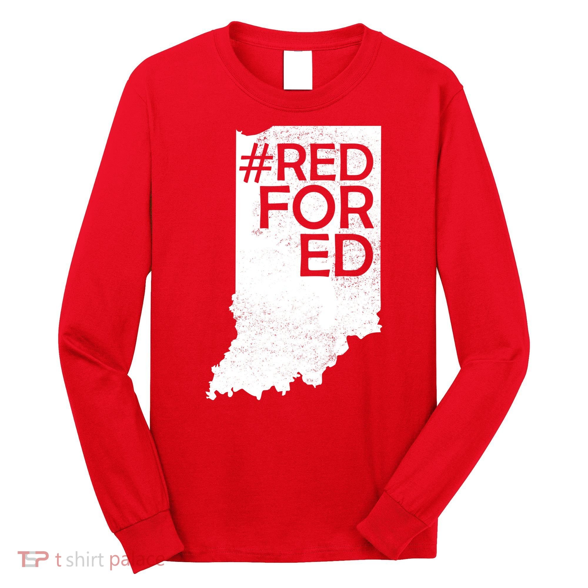 Red For Ed Indiana Long Sleeve Shirt