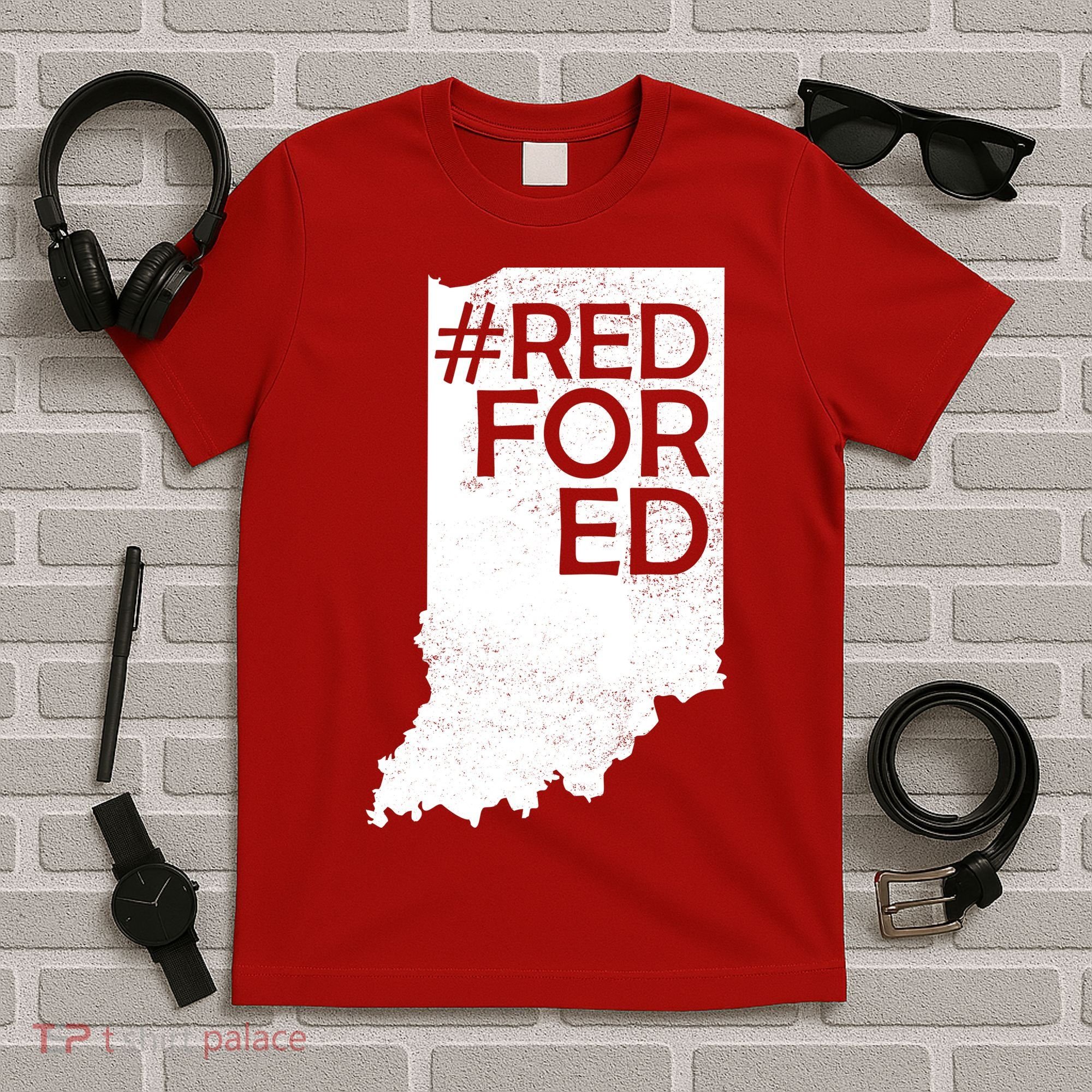 Red For Ed Indiana T-Shirt