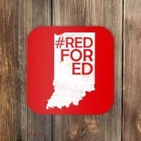 Red For Ed Indiana Coaster thumb 0