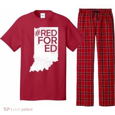 Red For Ed Indiana Pajama Set