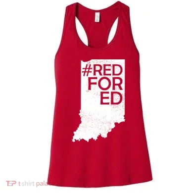 Red For Ed Indiana Women's Tank Top
