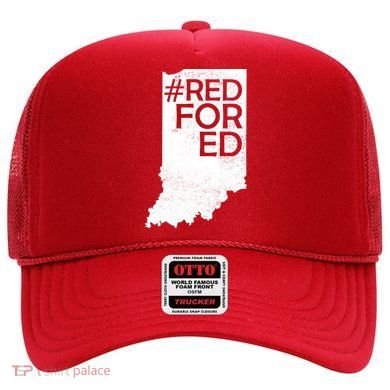 Red For Ed Indiana Hat