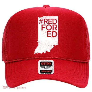 Red For Ed Indiana Hat