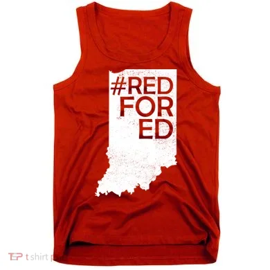 Red For Ed Indiana Tank Top