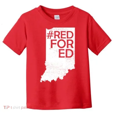 Red For Ed Indiana Toddler T-Shirt