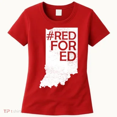 Red For Ed Indiana Women's T-Shirt
