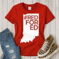 Red For Ed Indiana Women's T-Shirt thumb 3