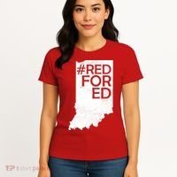 Red For Ed Indiana Women's T-Shirt thumb 4