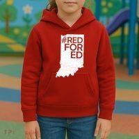 Red For Ed Indiana Kids Hoodie thumb 3