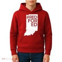 Red For Ed Indiana Kids Hoodie thumb 4