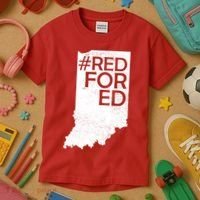 Red For Ed Indiana Kids T-Shirt thumb 3
