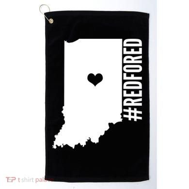 RED For ED Indiana Education Golf Towel