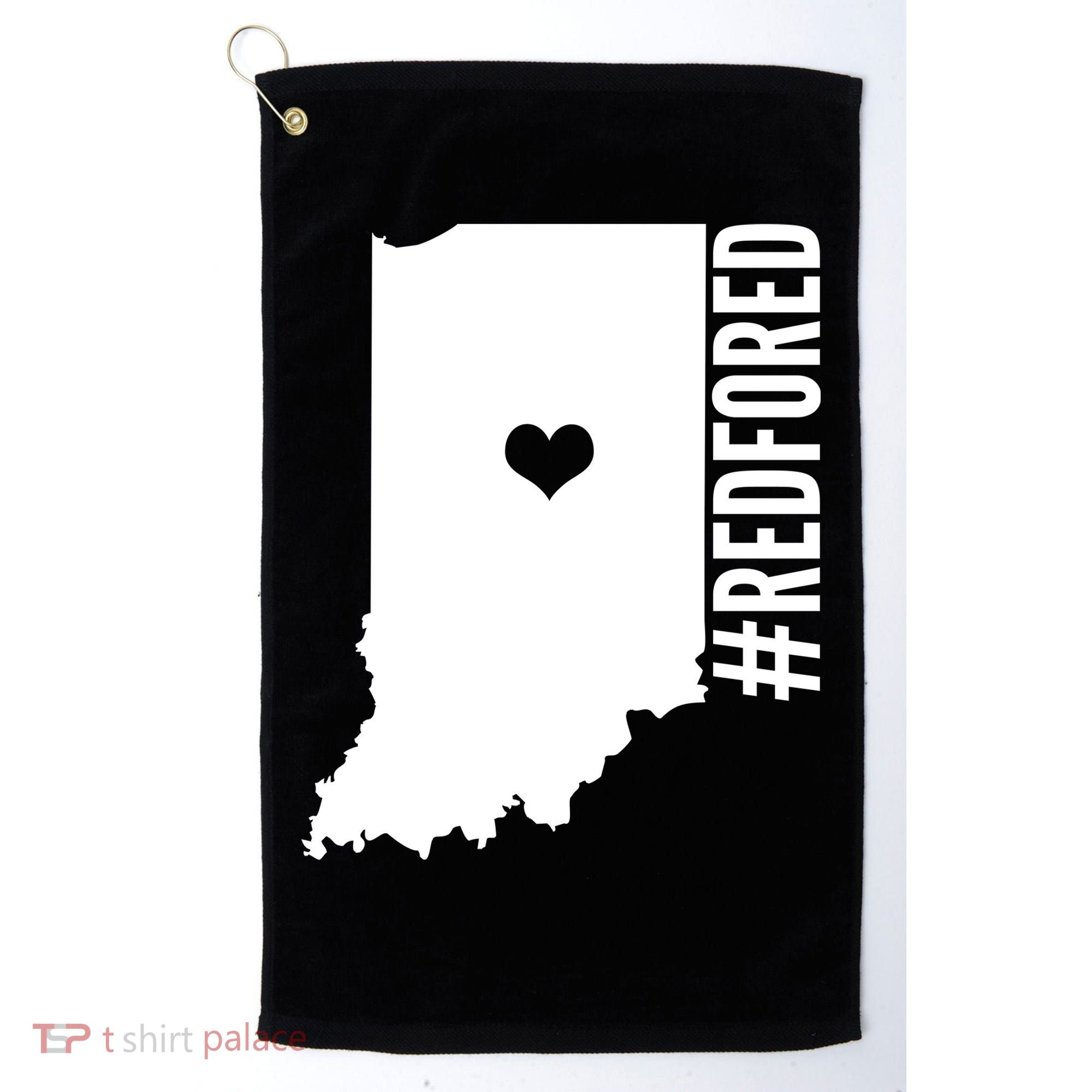 RED For ED Indiana Education Golf Towel