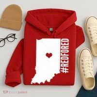 RED For ED Indiana Education Hoodie thumb 4