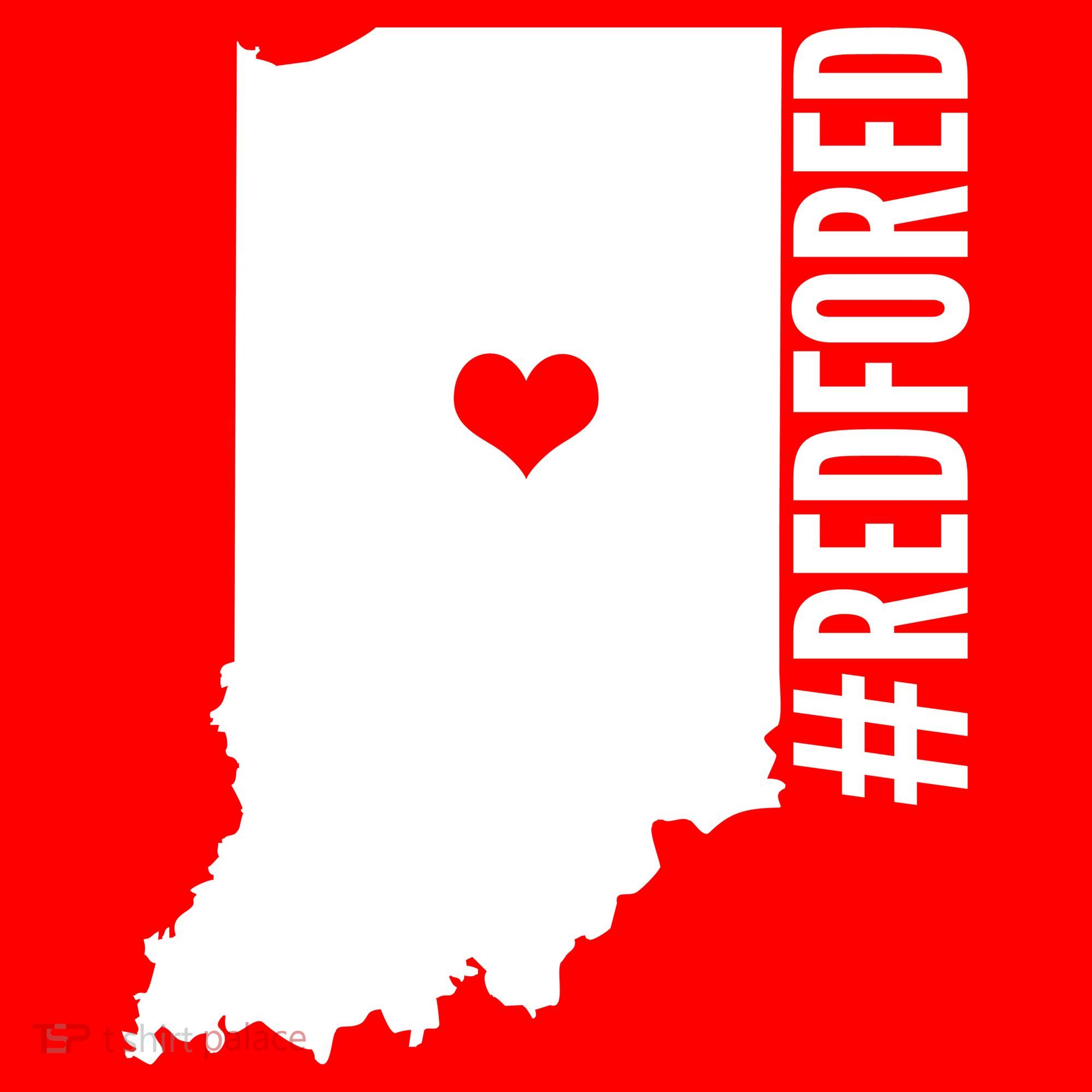 RED For ED Indiana Education Hoodie