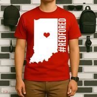 RED For ED Indiana Education T-Shirt thumb 6