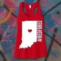 RED For ED Indiana Education Women's Tank Top thumb 3