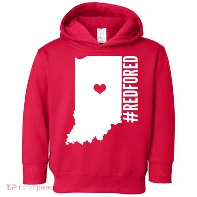 RED For ED Indiana Education Toddler Hoodie