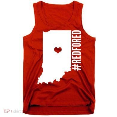 RED For ED Indiana Education Tank Top