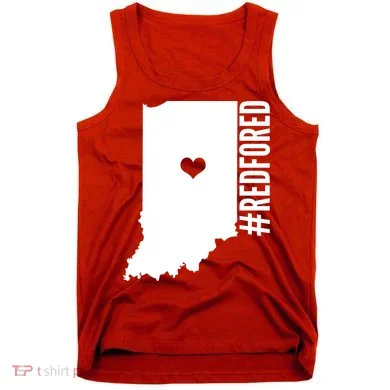 RED For ED Indiana Education Tank Top