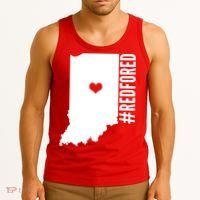 RED For ED Indiana Education Tank Top thumb 3