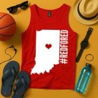 RED For ED Indiana Education Tank Top thumb 4