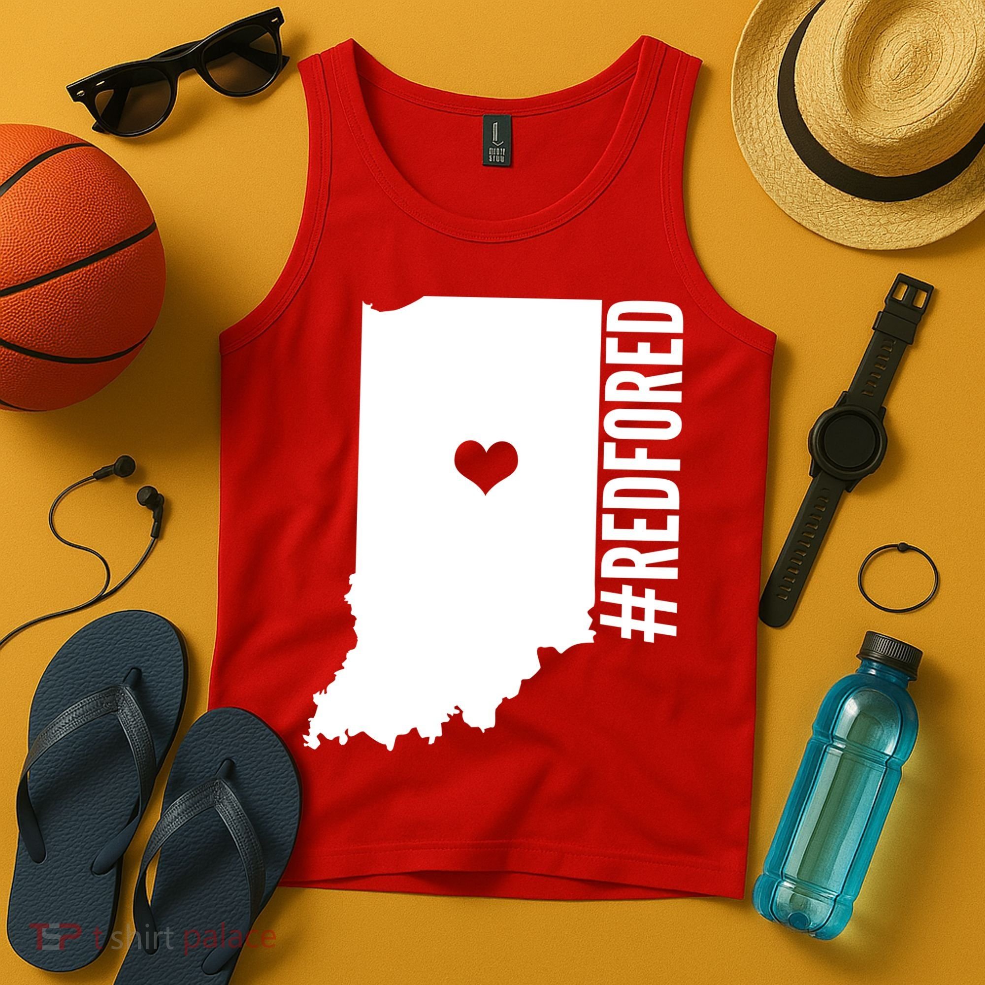 RED For ED Indiana Education Tank Top
